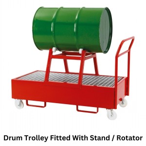 Drum & Barrel Storage Trolley With Sump